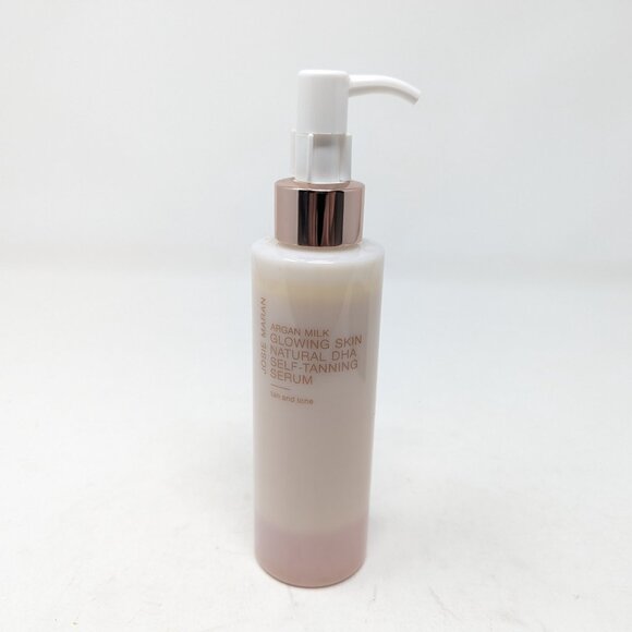 New Josie Maran  4.7oz Argan Milk Glowing Skin Natural DHA Self Tanning … - Picture 1 of 5